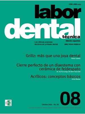 cover image of Labor Dental Técnica Nº8 Volume25